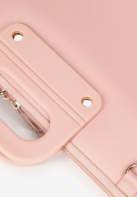 Wittchen Damen-Laptoptasche (15 Zoll) aus Kunstleder, Rosa - Image 6