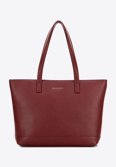 Wittchen Damen-Laptoptasche 15, 6 Zoll, Kunstleder, Burgunderrot, Öko-Leder - Image 2