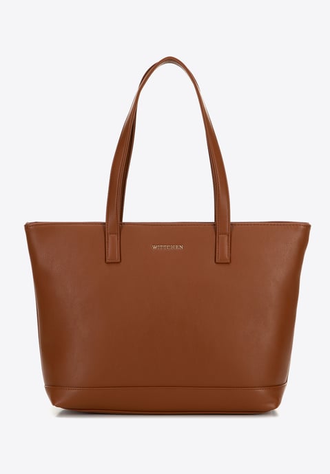 Wittchen Damen-Laptoptasche, 15, 6 Zoll, Kunstleder, Braun, Öko-Leder - Image 2