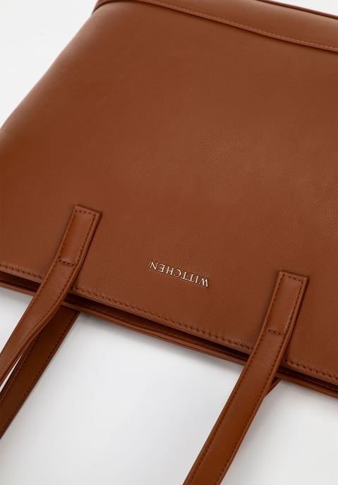 Wittchen Damen-Laptoptasche, 15, 6 Zoll, Kunstleder, Braun, Öko-Leder - Image 5