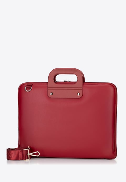 Wittchen Damen-Laptoptasche (15 Zoll), Rot, Burgunderrot, Kunstleder - Image 3