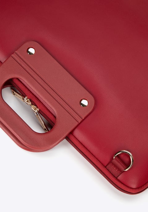 Wittchen Damen-Laptoptasche (15 Zoll), Rot, Burgunderrot, Kunstleder - Image 6