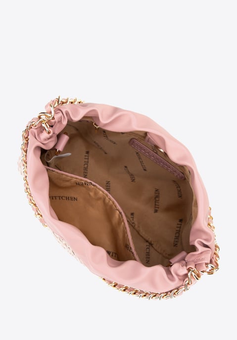 Wittchen Damen-Umhängetasche mit Ketten, gewebt, rosa, Polypropylen - Image 3