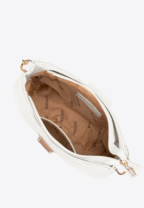 Wittchen Damen-Umhängetasche, Creme, Gewebt, Polypropylen - Image 4