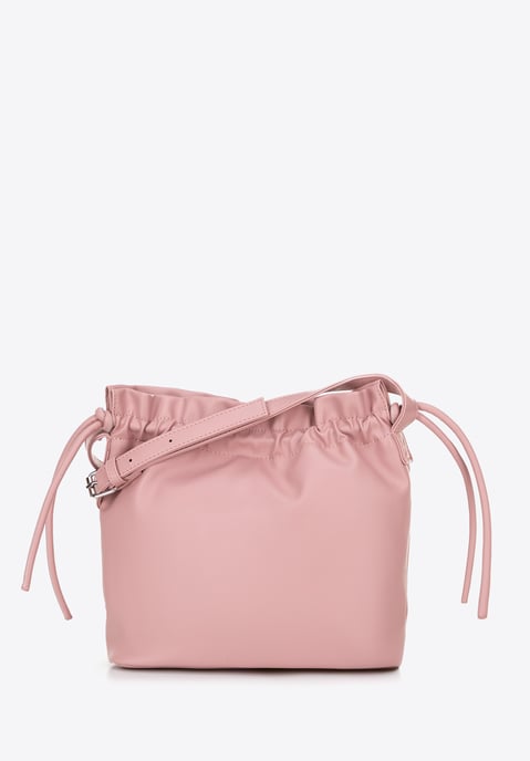 Wittchen Damen-Umhängetasche mit Zierbändern, Rosa, Kunstleder - Image 2