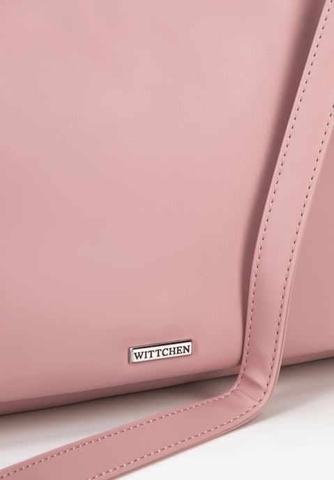 Wittchen Damen-Umhängetasche mit Zierbändern, Rosa, Kunstleder - Image 4