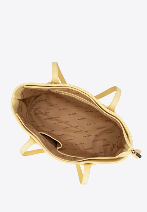 Wittchen Damen-Einkaufstasche aus Öko-Leder mit geflochtenen Akzenten - Image 4