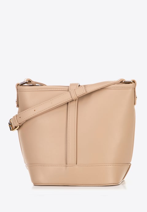 Wittchen Damen-Beuteltasche aus beigefarbenem Kunstleder - Image 2