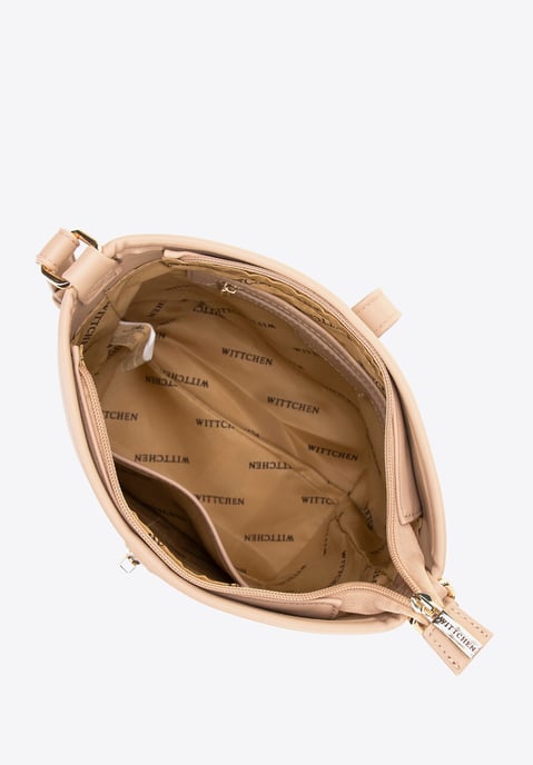 Wittchen Damen-Beuteltasche aus beigefarbenem Kunstleder - Image 3