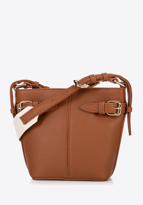 Wittchen Damen-Beuteltasche, klein, aus braunem Öko-Leder - Image 2