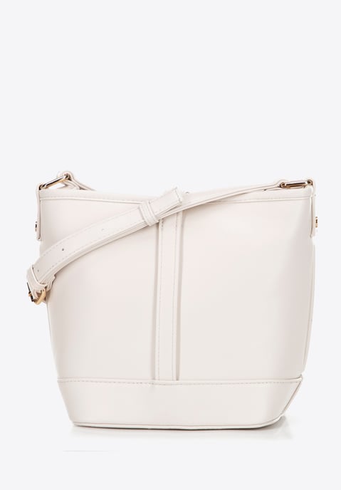Wittchen Damen-Beuteltasche aus cremefarbenem Kunstleder - Image 2