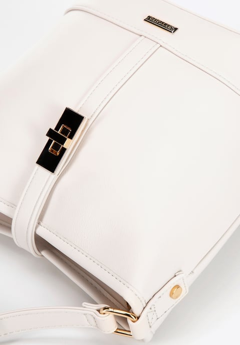 Wittchen Damen-Beuteltasche aus cremefarbenem Kunstleder - Image 4