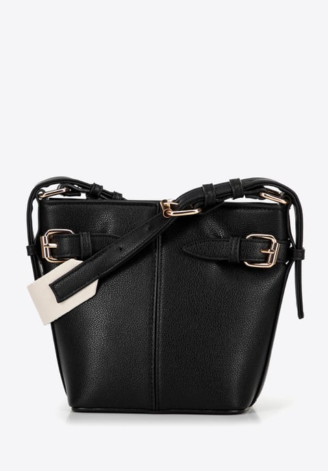 Wittchen Damen-Beuteltasche, klein, aus Öko-Leder, schwarz - Image 2