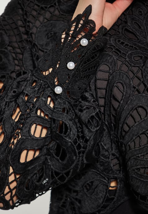 Faina Bluse Damen schwarz - Image 5