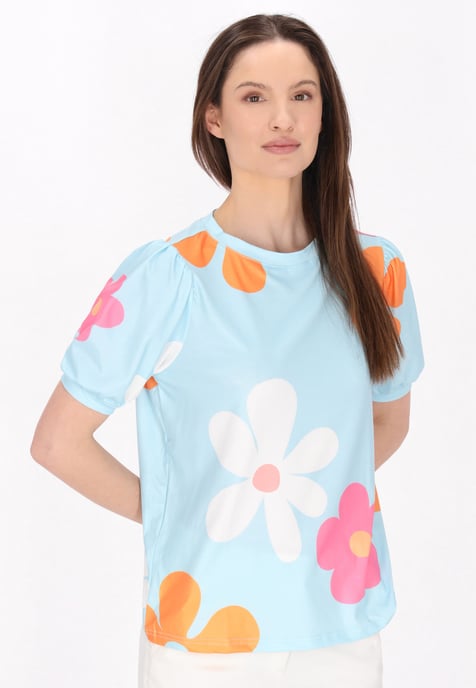 usha Bluse Frauen Blau - Image 3