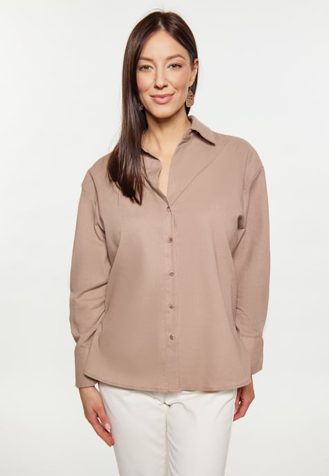 usha Hemd Damen Taupe - Image 3