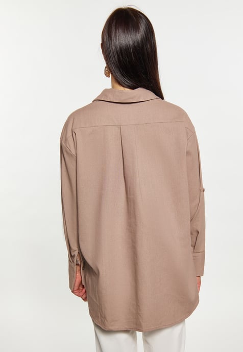 usha Hemd Damen Taupe - Image 4