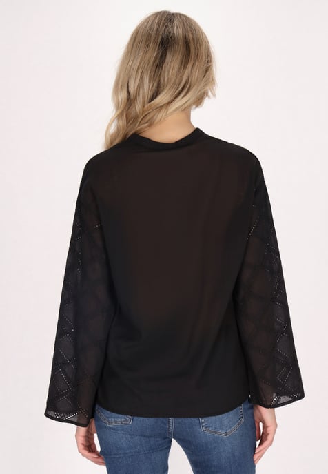 usha Bluse Damen schwarz - Image 4