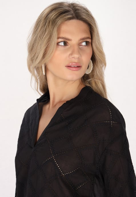 usha Bluse Damen schwarz - Image 5