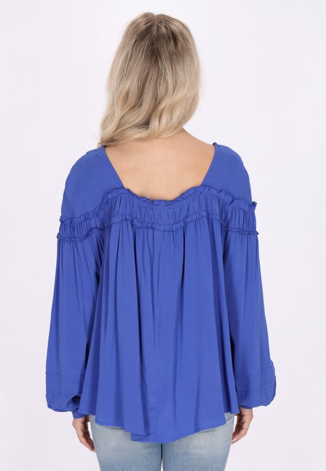 IZIA Bluse Damen KÖNIGSBLAU - Image 4