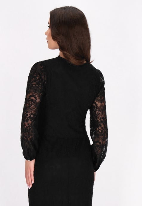 Faina Bluse Frauen Schwarz - Image 4