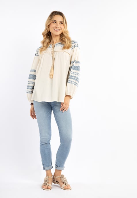 IZIA Bluse Damen blau - Image 2