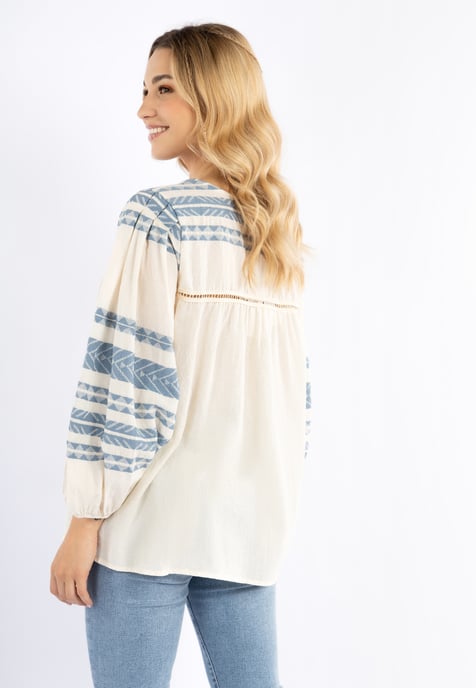 IZIA Bluse Damen blau - Image 4