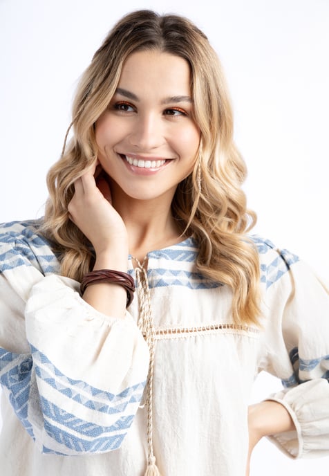 IZIA Bluse Damen blau - Image 5