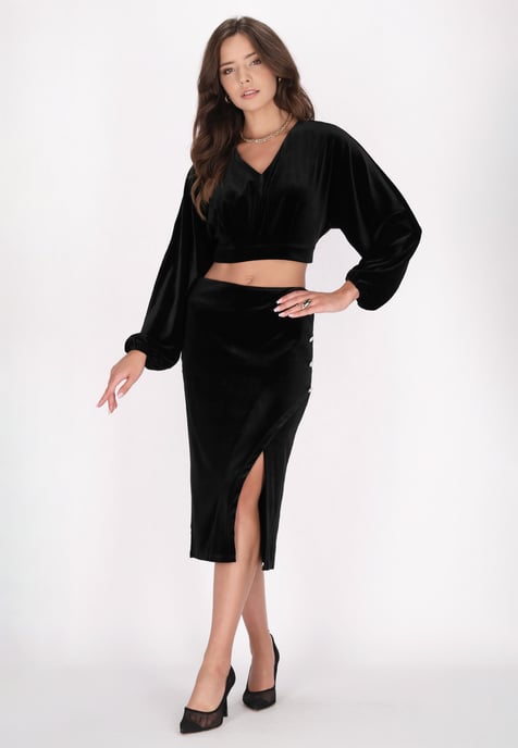 Faina Bluse Damen schwarz - Image 2