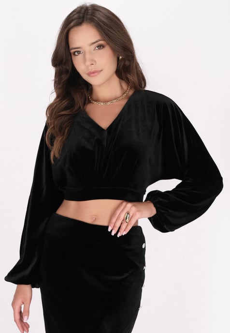 Faina Bluse Damen schwarz - Image 3