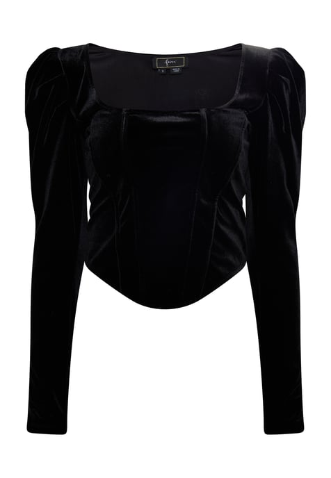 Faina Bluse Damen schwarz - Image 1