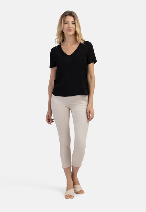 usha Blusenshirt Damen schwarz - Image 2