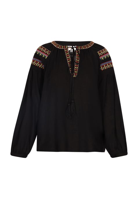 usha Bluse Damen schwarz - Image 1