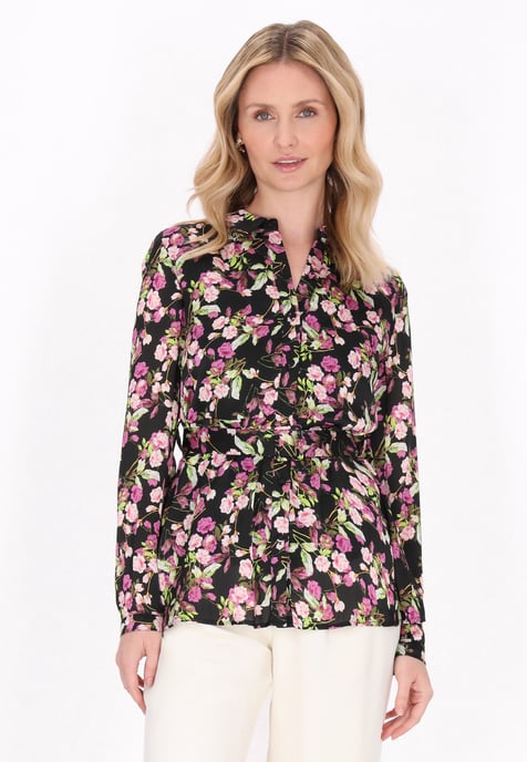 usha Bluse Frauen schwarz mehrfarbig - Image 2