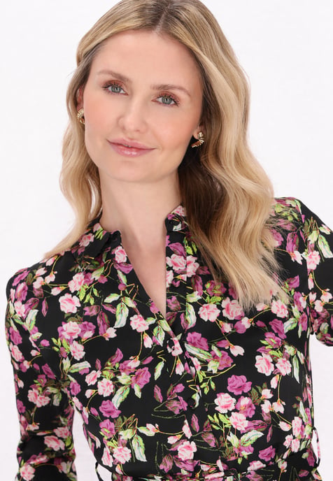 usha Bluse Frauen schwarz mehrfarbig - Image 5