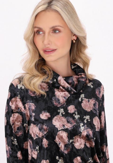 usha Bluse Frauen schwarz mehrfarbig - Image 5