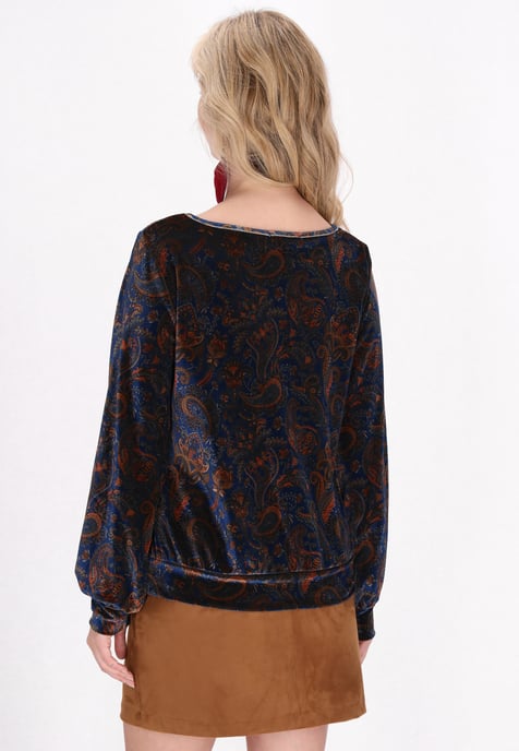 usha Bluse Frauen blau mehrfarbig - Image 4
