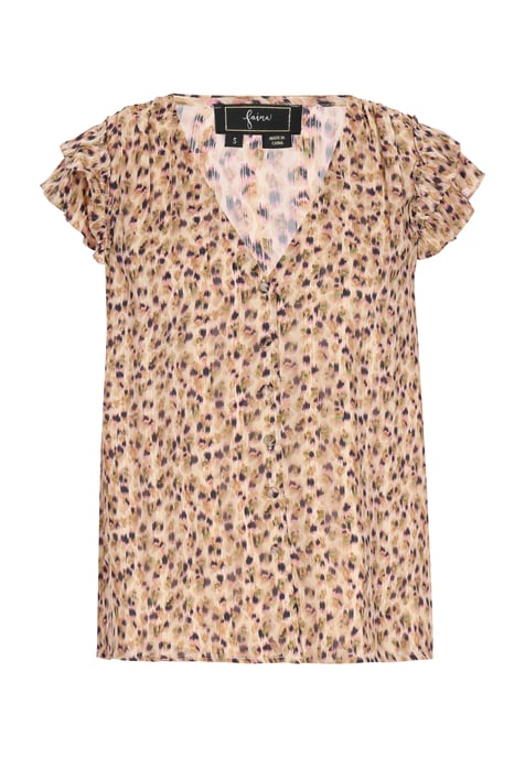 Faina Bluse Frauen beige mehrfarbig - Image 1
