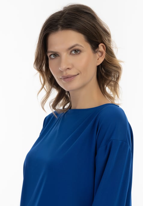 usha Langarmbluse Damen KÖNIGSBLAU - Image 5