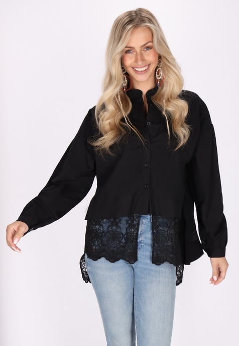 IZIA Bluse Damen schwarz - Image 3