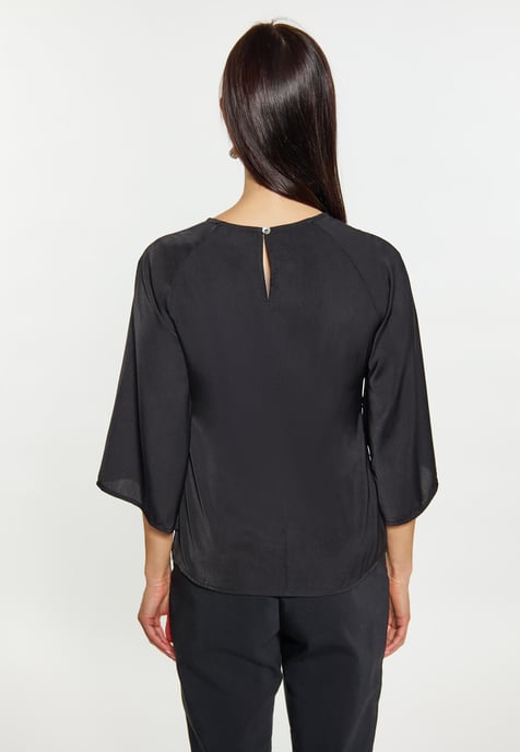 usha Bluse Damen schwarz - Image 4