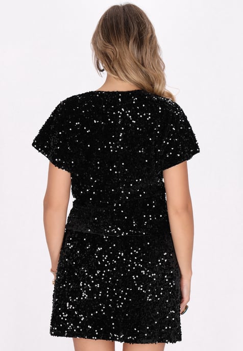 Faina Bluse Damen schwarz - Image 4