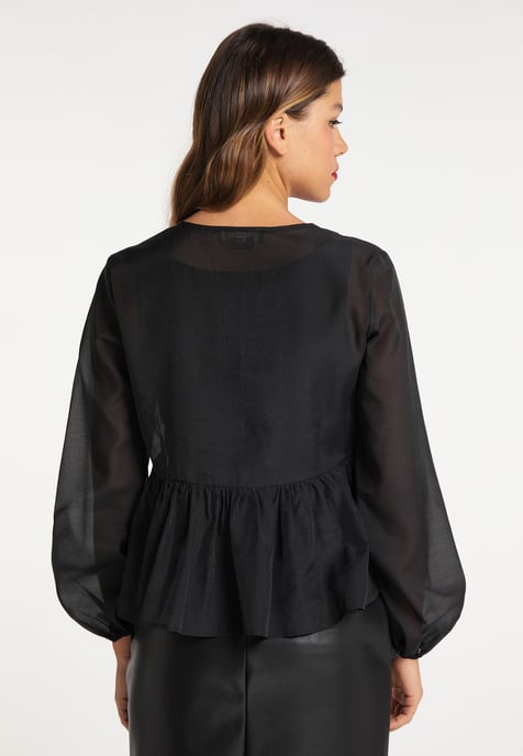 Faina Bluse Damen schwarz - Image 4