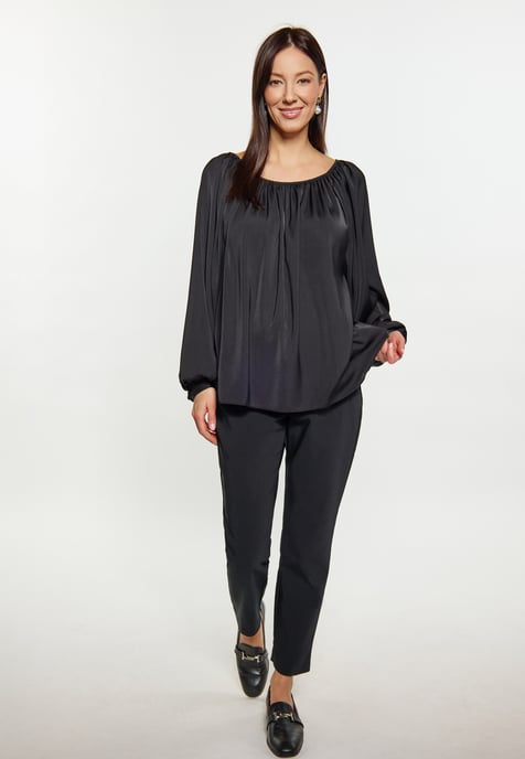 usha Bluse Damen schwarz - Image 2