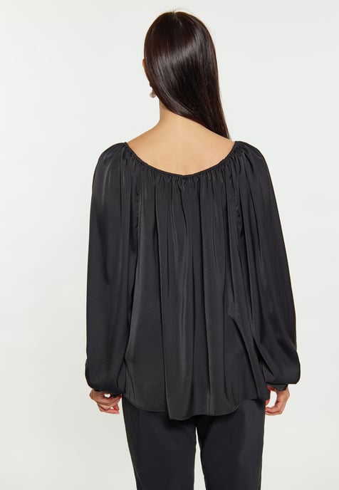 usha Bluse Damen schwarz - Image 4