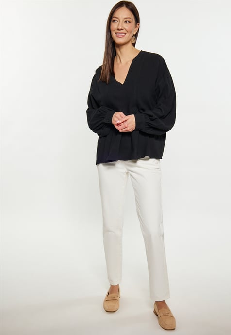 usha Bluse Damen schwarz - Image 2