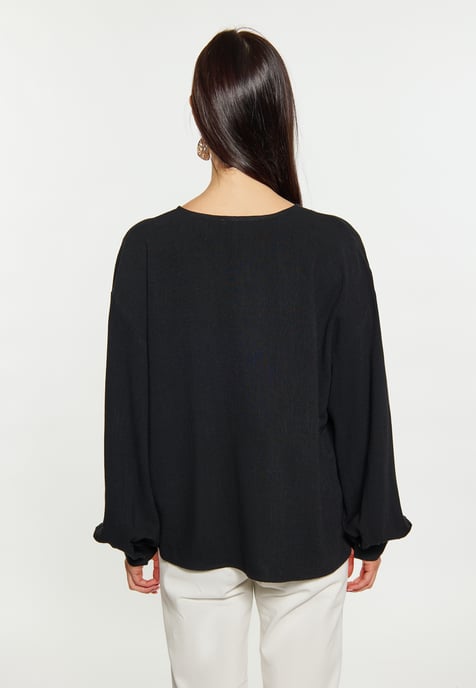 usha Bluse Damen schwarz - Image 4