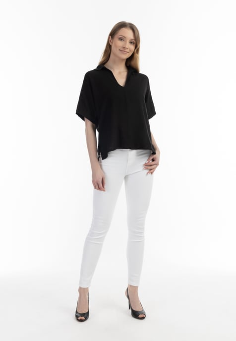 usha Blusenshirt Damen schwarz - Image 2