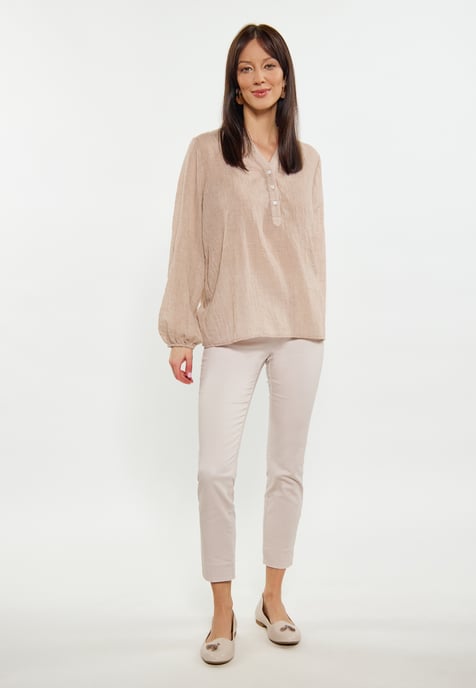 usha Bluse Damen Beige - Image 2