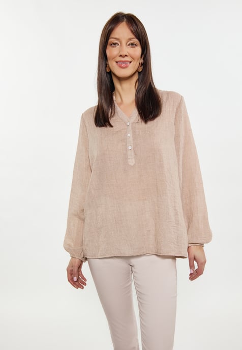 usha Bluse Damen Beige - Image 3